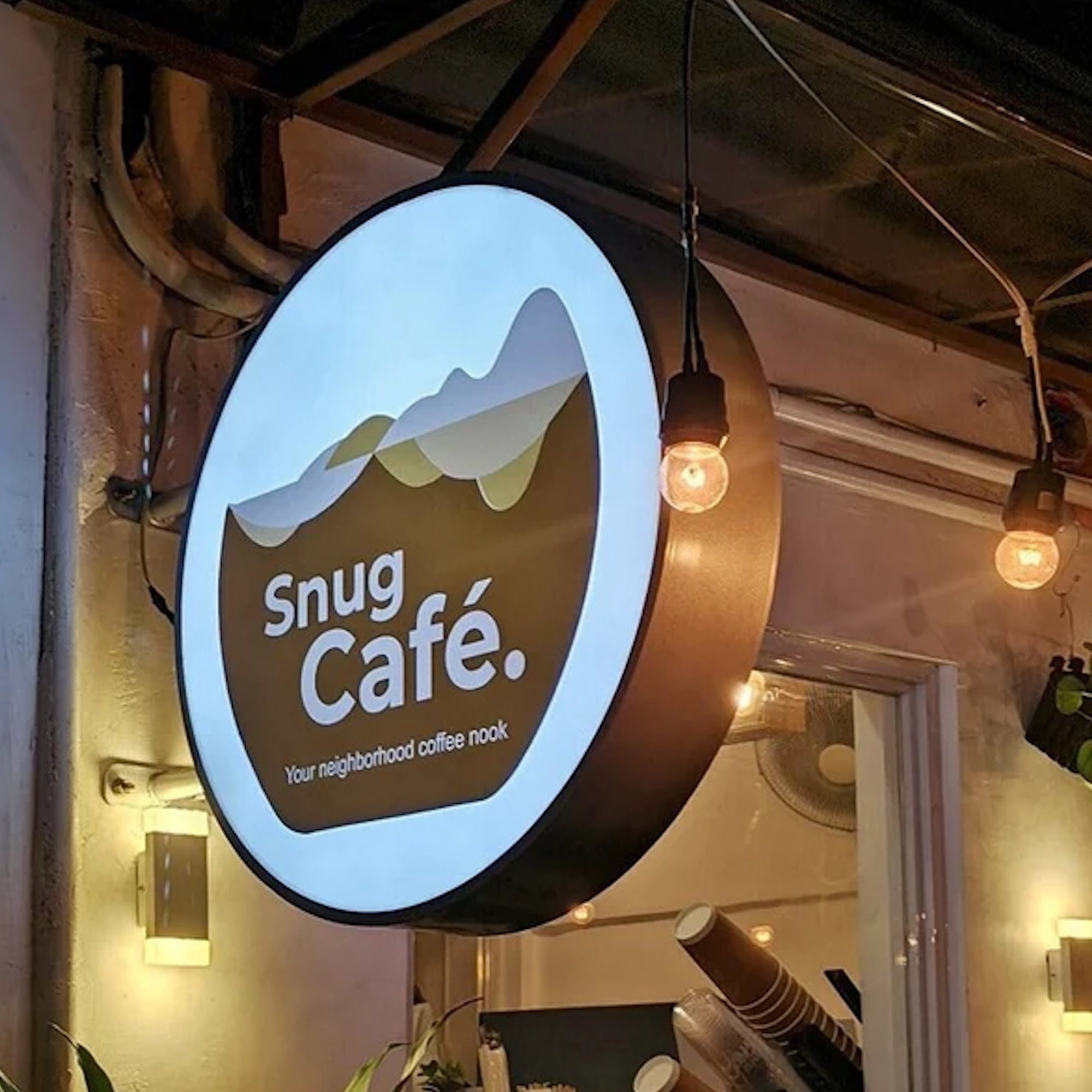 Custom LED Double Sided Lightbox for Store Logo Signs-Outdoor Commerci ...